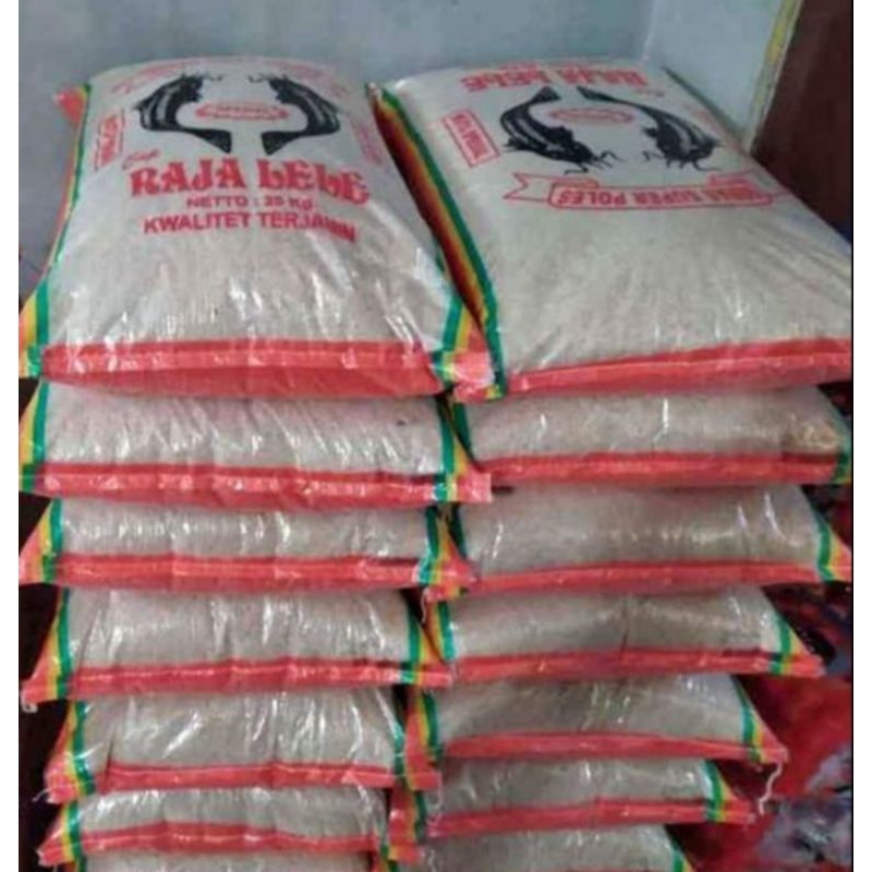 

Beras Pulen 25kg cap Raja Lele beras Alami ( Instant)