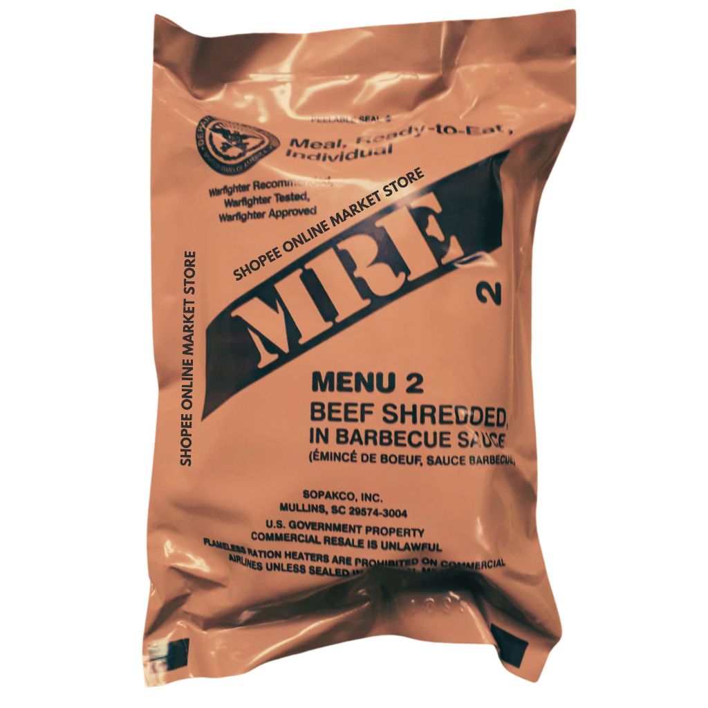 MRE ransum tentara amerika menu 2