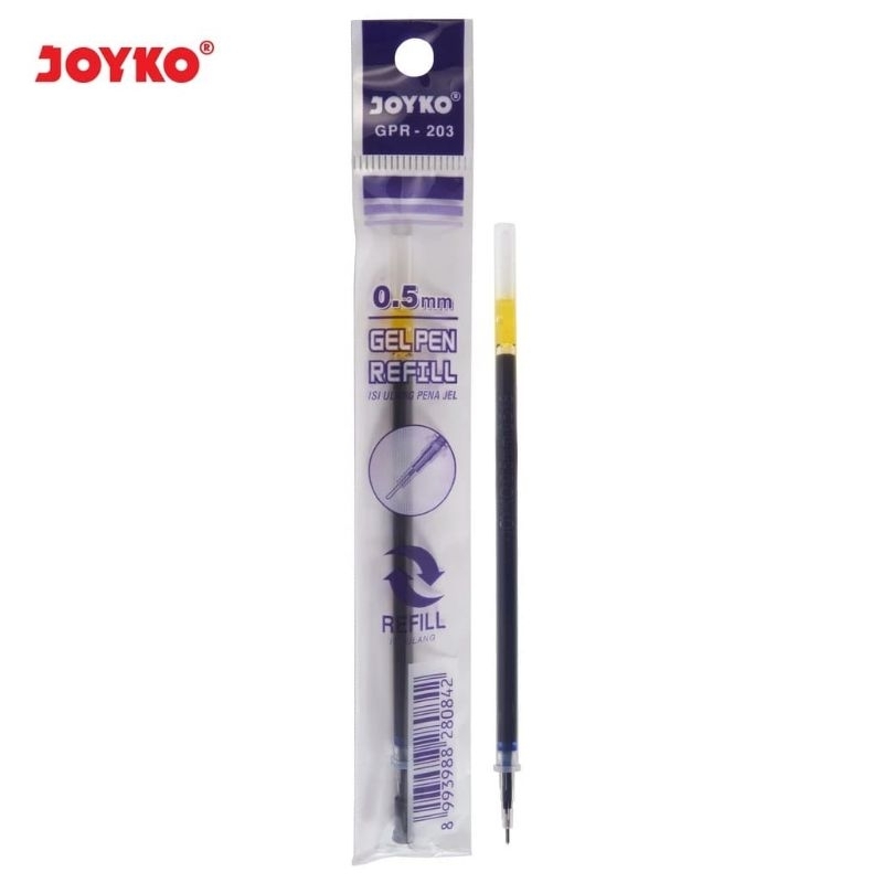 

REFILL BALLPOINT GEL JOYKO GPR-203 0.5 MM BIRU