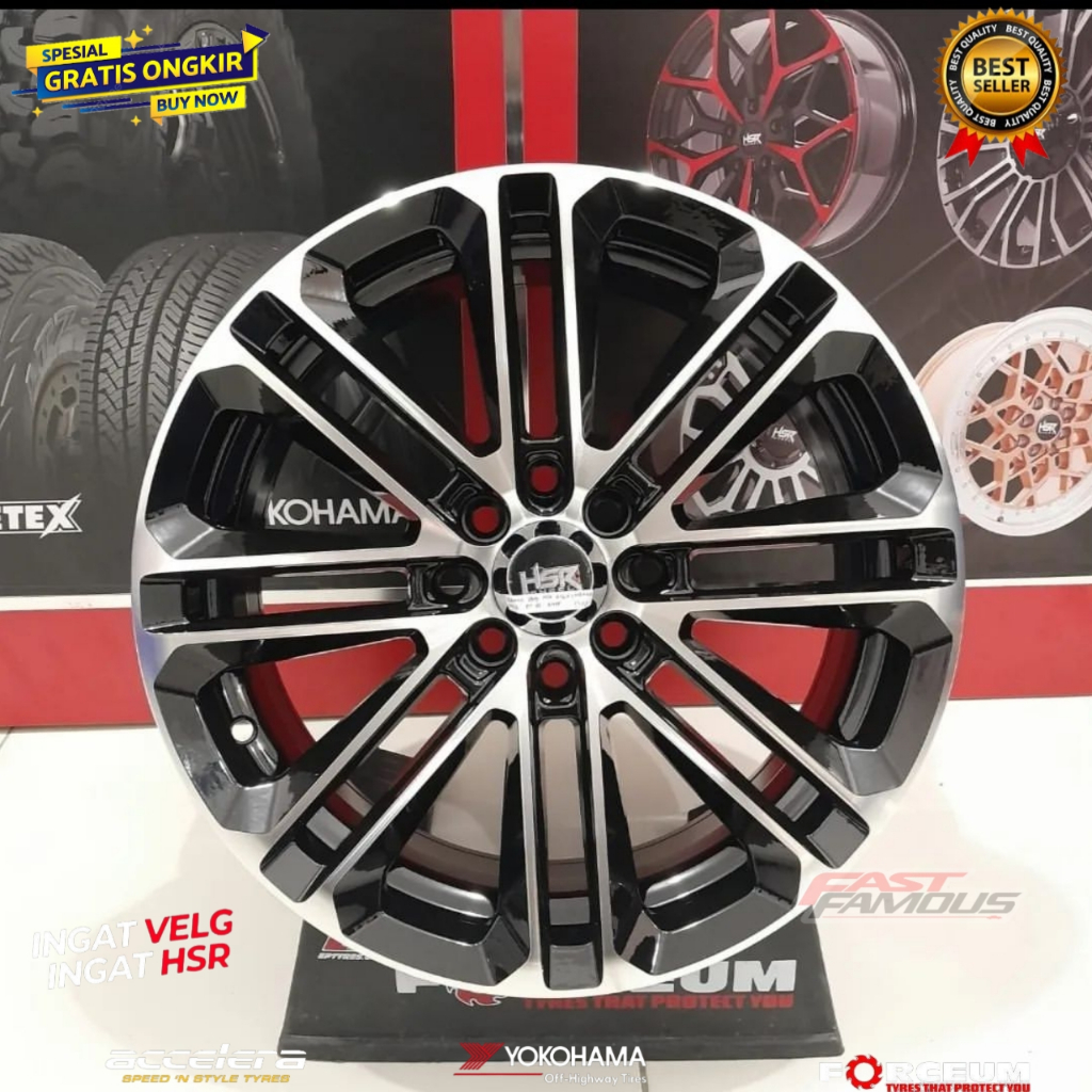 velg racing mobil avanza xenia sigra r15 rata body merk hsr type alkani