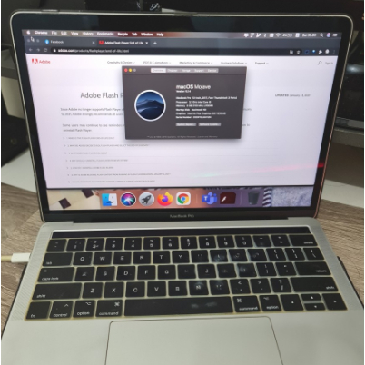 macbook pro 2017 13 inch touchbar - SSD 256GB