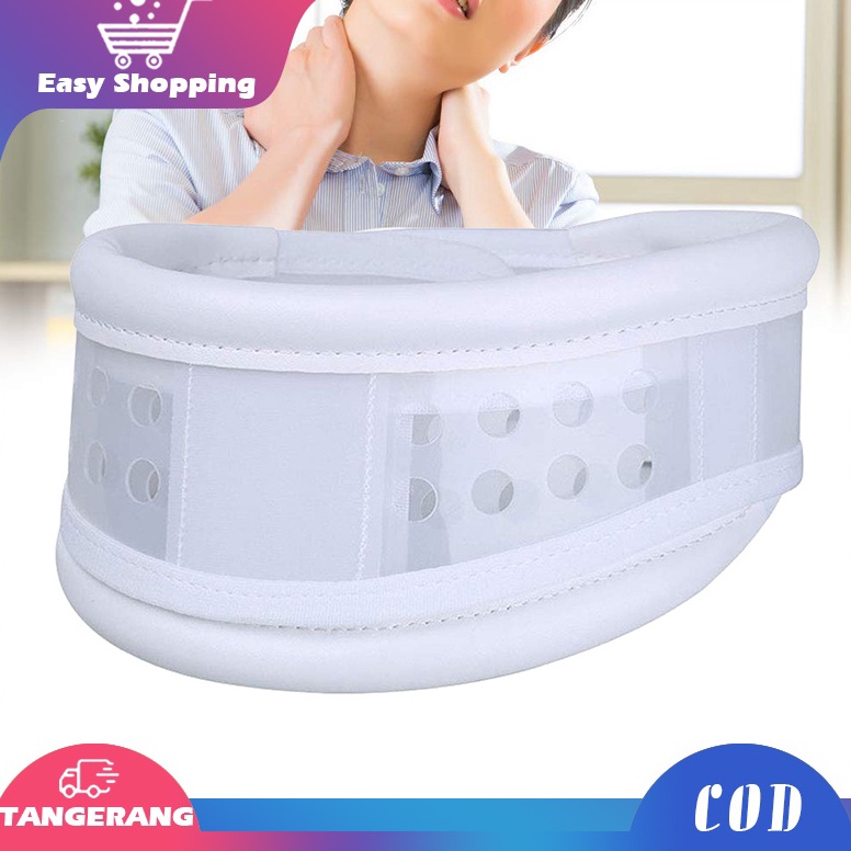 MENARIK Alat Penyangga Leher Adjustable Penyangga Leher Terapi Cervical Collar Neck Traction