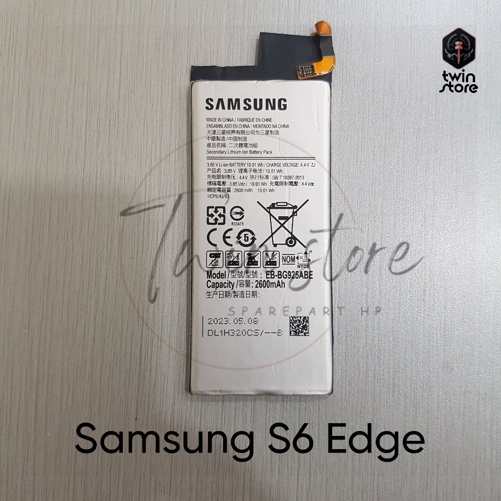 Battery Baterai Batere Samsung S6 Edge