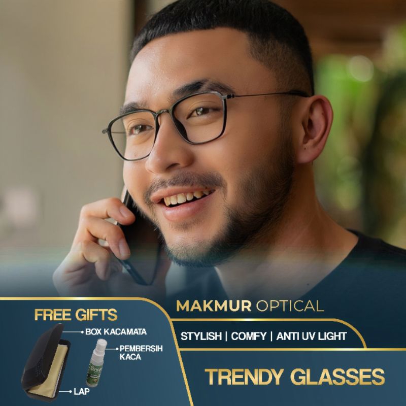 kacamata pria 2189 series | bisa request ukuran minus/cyl/plus ataupun normal antiradiasi uv | kacam