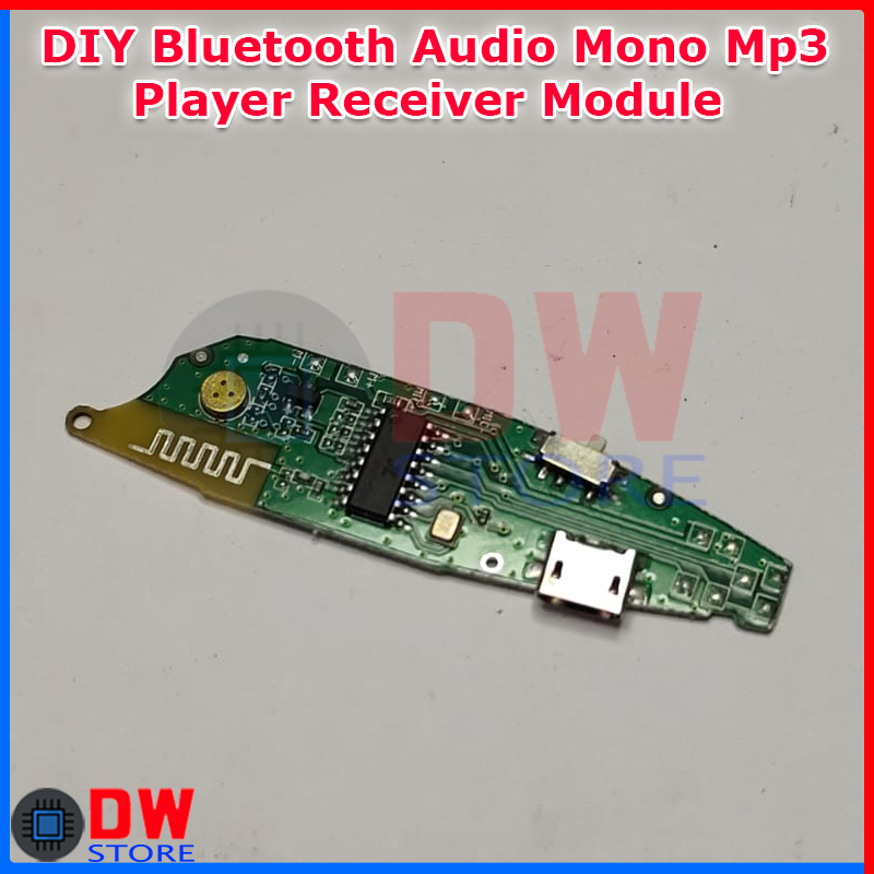 DIY Modul Bluetooth 5.0 Mono Audio Receiver MP3 Player BT Music Module