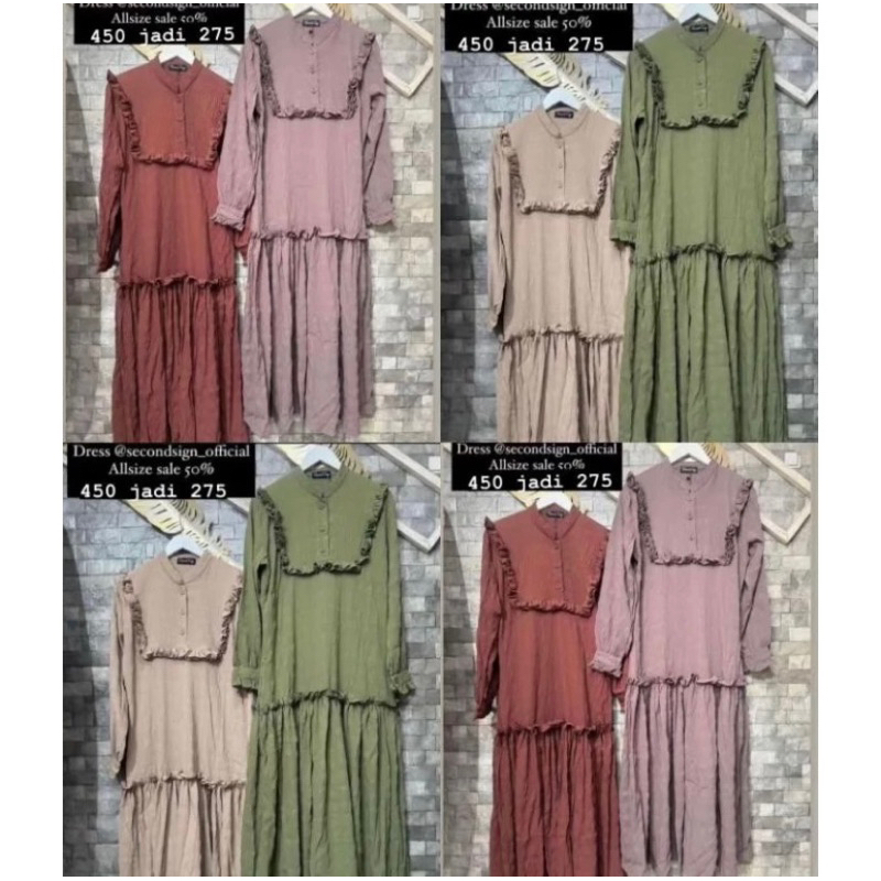 Sale dress second sign