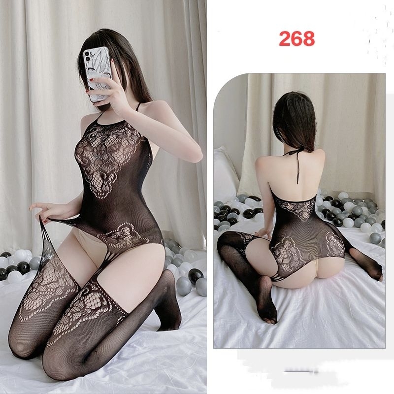 LINGERIE BODY STOCKING SEXY PAKAIAN DALAM WANITA HOT A00-268