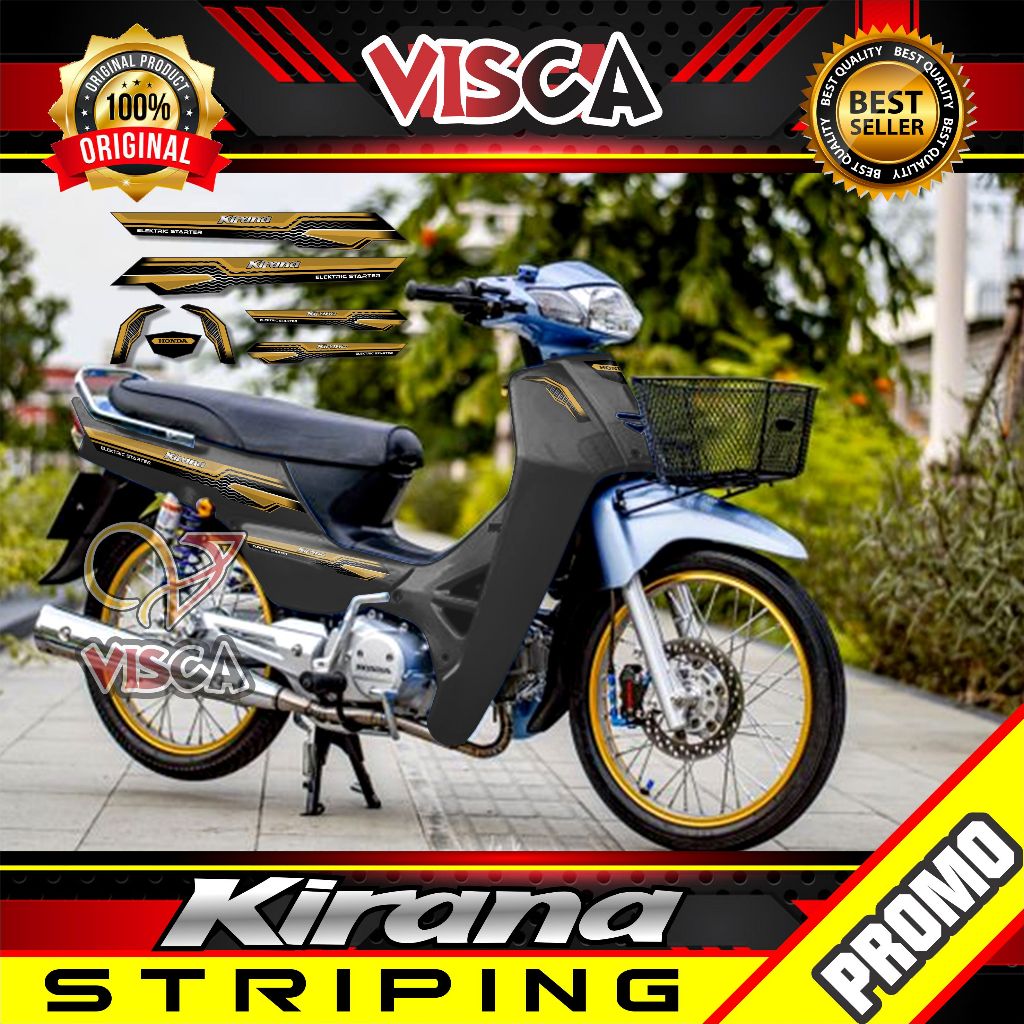 Stiker Striping Honda Kirana Variasi Stiker Kirana 125 Glomb