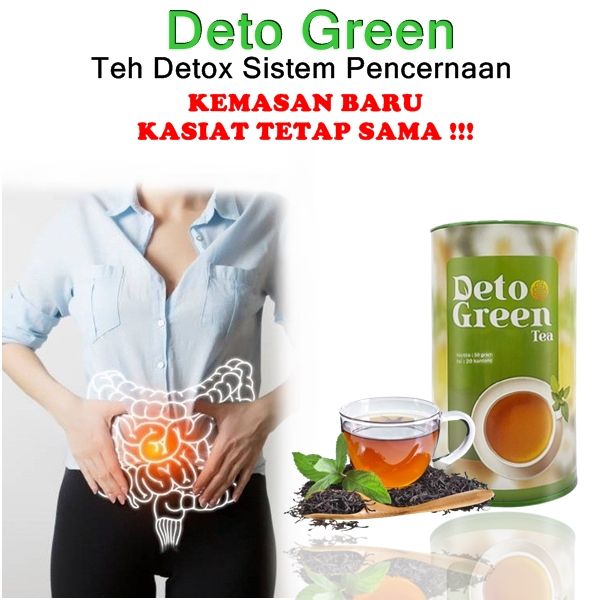 Deto green Asli Obat Pencuci Usus kotor Herbal Pembersih Usus Original