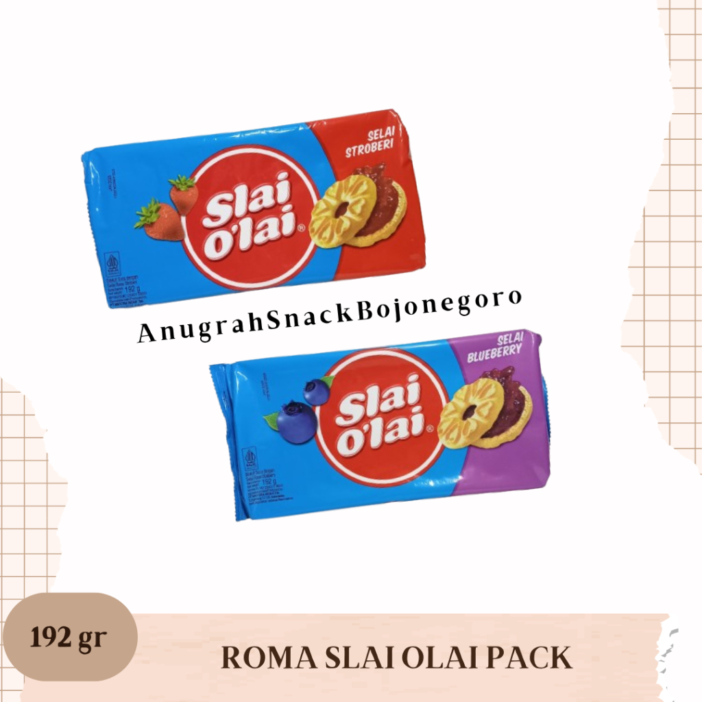 

Roma Slai Olai Pack 192gr (Stroberi / Blueberry)