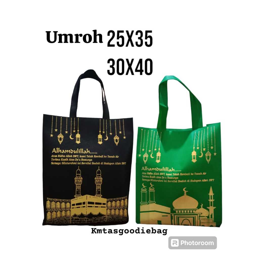 

Goodiebag tas sovenir umroh / haji kantong oleh oleh umrah isi 12pcs
