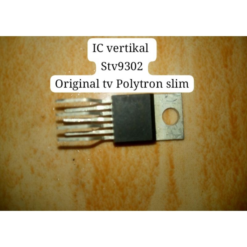 IC vertikal stv 9302 original tv Polytron slim/baru.