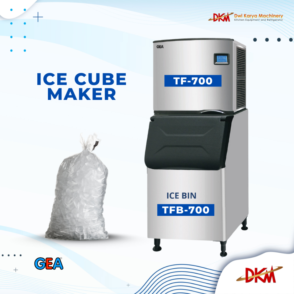 Ice Cube Maker Mesin Pembuat es Cube TF-700 GETRA