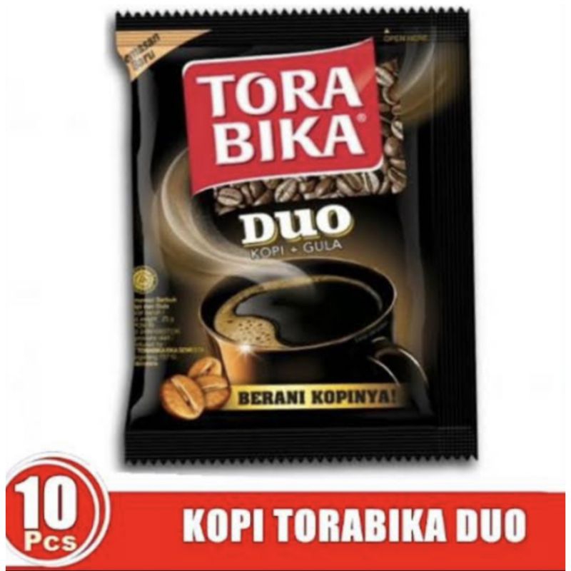 

Torabika Kopi Duo Kopi + Gula Sachet 25 Gram x 10 pcs (1 renceng)