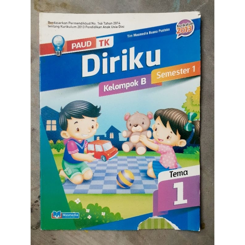 BUKU TEMA DIRIKU TK B USIA 5-6 th