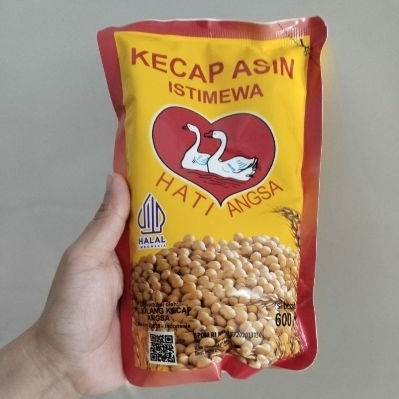 

kecap asin angsa Refill 600 ml