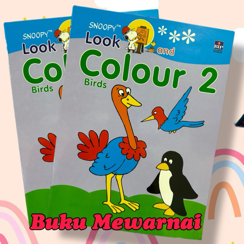 

Look and Colour/Buku Mewarnai Anak