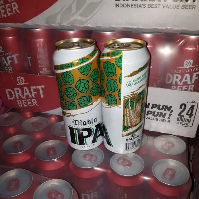 

DraFt elDiablo IPa kaleng 500ml 1pcs