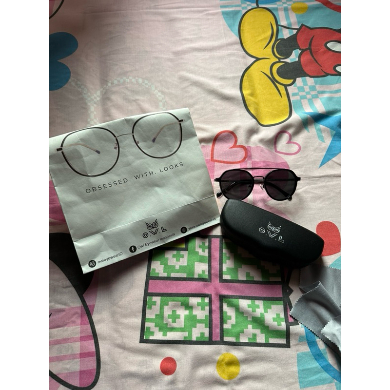 NEW KACAMATA OWL -3,75 CLIP ON