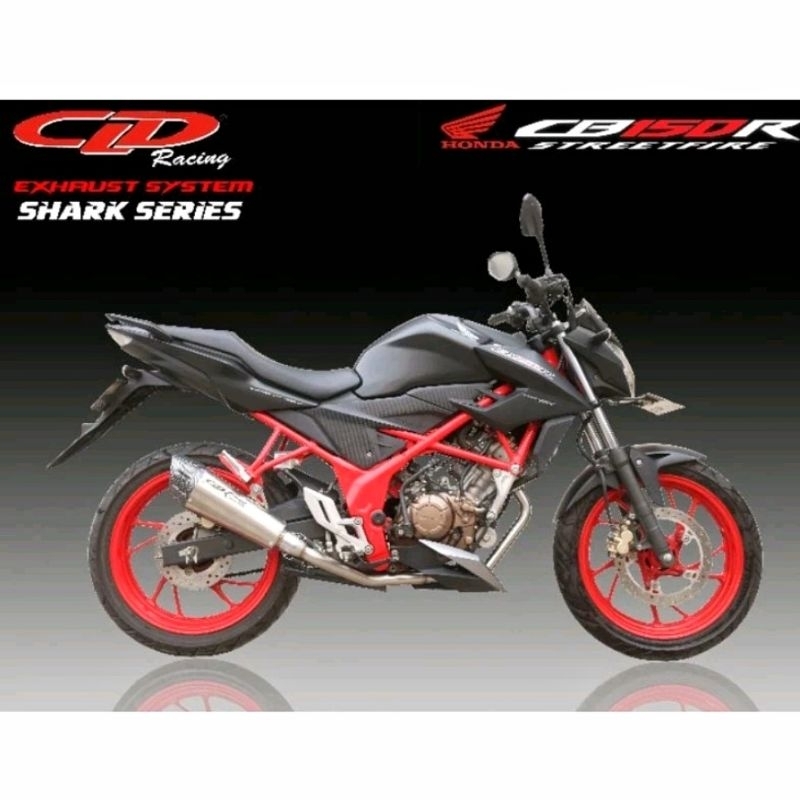 Knalpot CLD Racing type Shark Series New CBR 150, CBR 150 K45, New CB 150R
