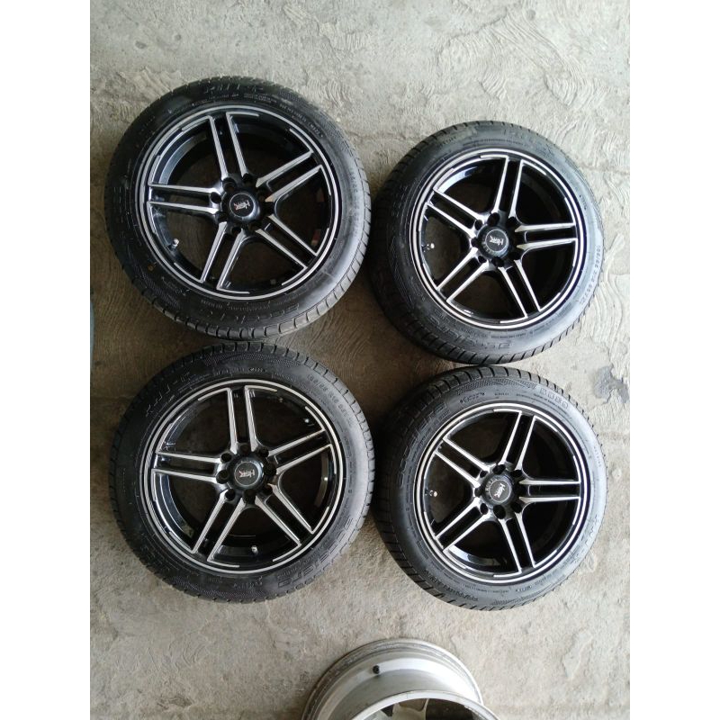 Velg Mobil Bekas Hsr Helumo Ring 15 Untuk Jazz Brio Yaris Ayla Avanza