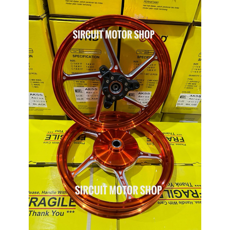 VELG RACING VND AK 55 RING 14 AEROX VND AK 55 AEROX