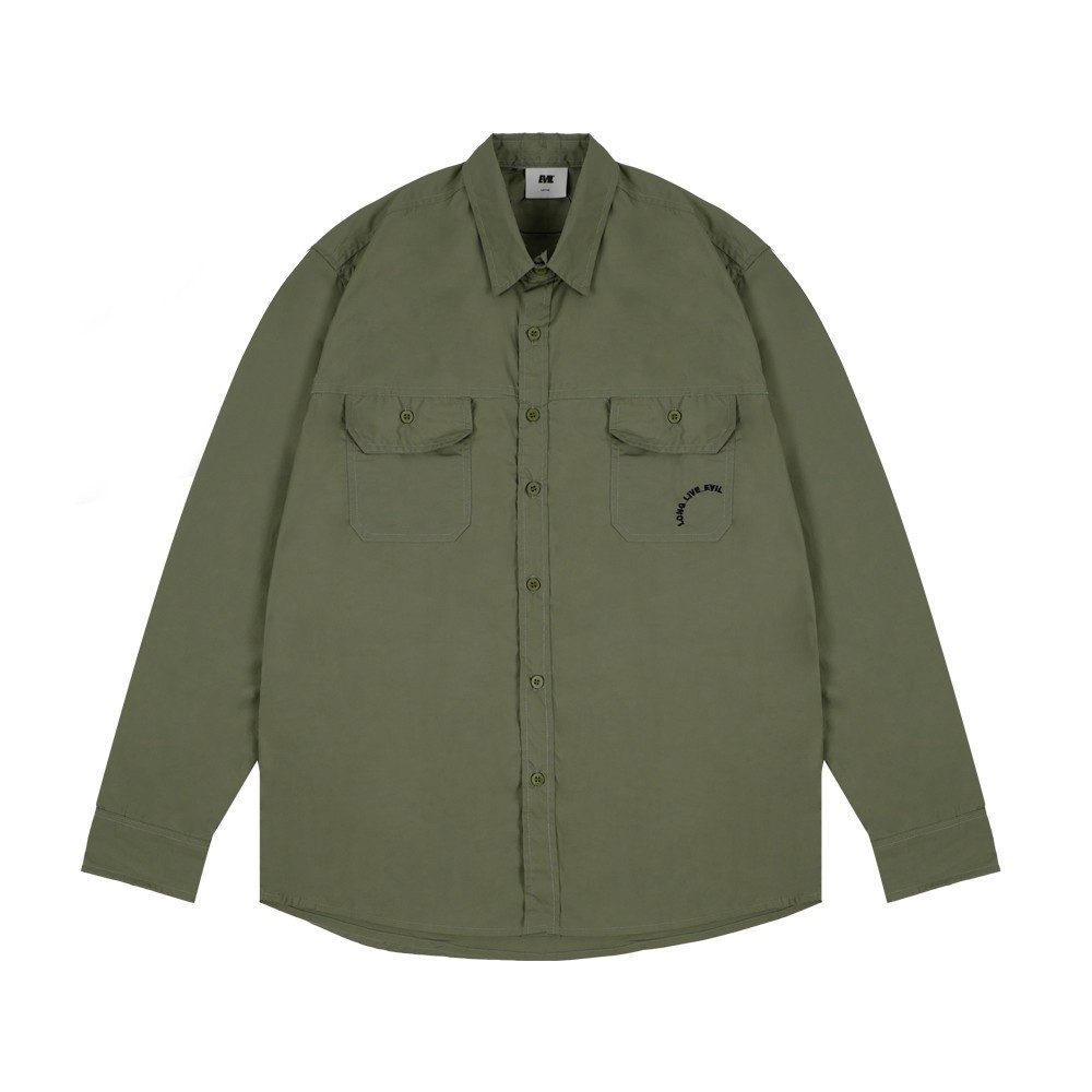 EVIL ARMY "GROEND C24 SAGE GREEN" SHIRT/KEMEJA HOOPS BANJARMASIN