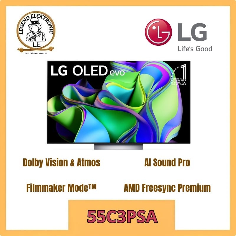 LG 55C3PSA SMART TV 55 INCH OLED TV 4K UHD LG OLED EVO 55C3PSA / 55C3PSA