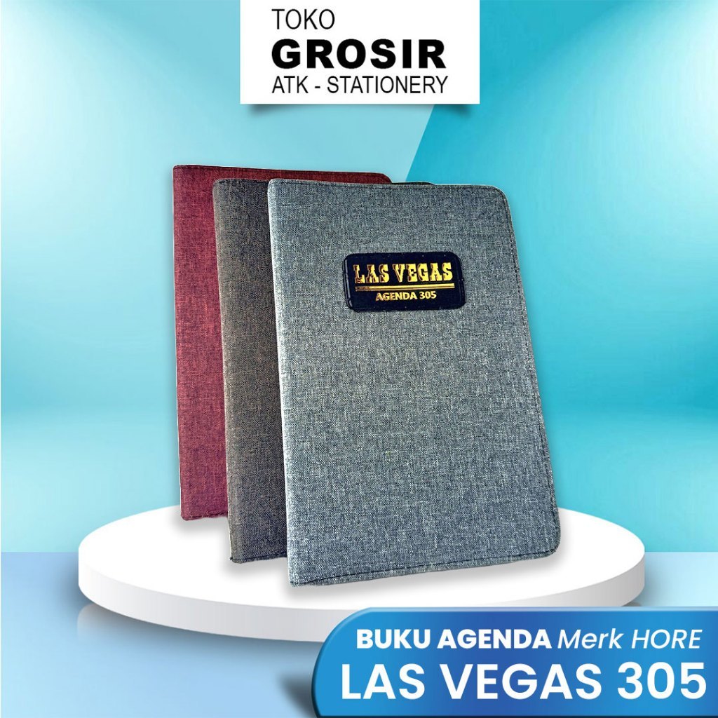 

Buku Agenda Hore Las Vegas Resleting - AGD 305
