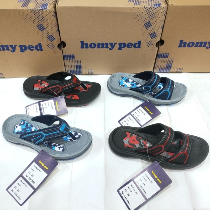 Sandal Anak Pria Merk Homyped  Type Bugati O1 Bugati 02  Size 33 S/d 37