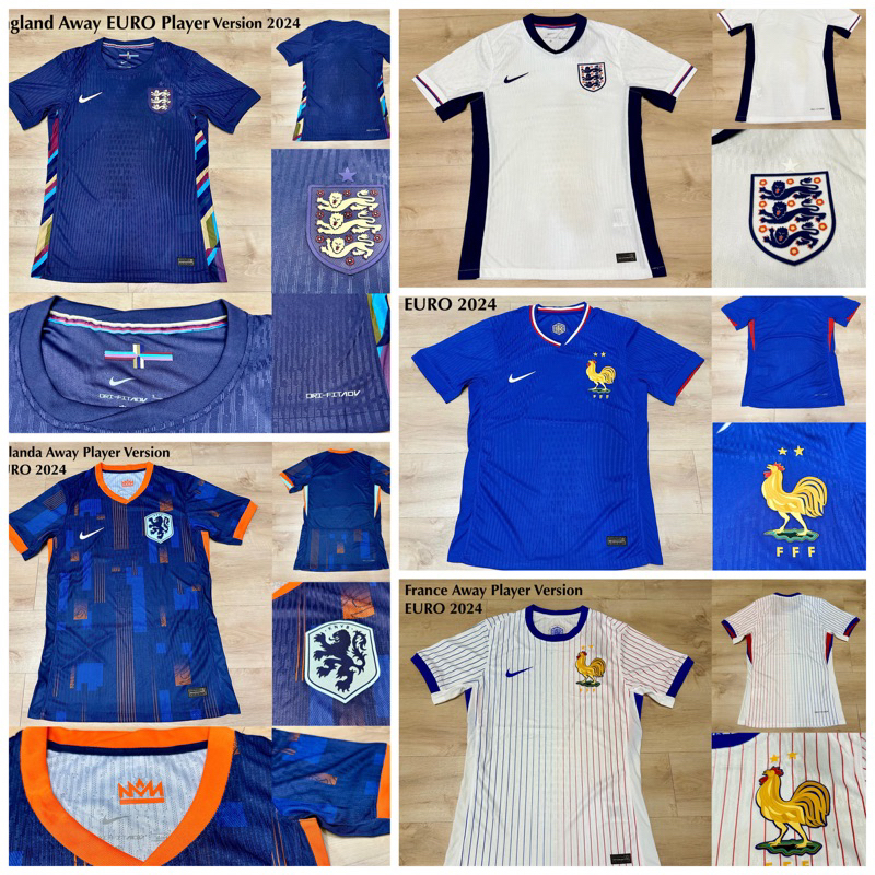 Jersey Kaos Baju Sepak Bola Timnas Inggris England Prancis Perancis France Belanda Netherland Nether