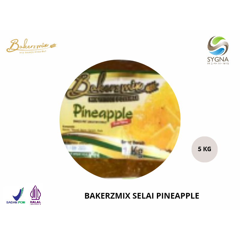 

Bakerzmix Filling Selai Pineapple (Nanas) 5 Kg