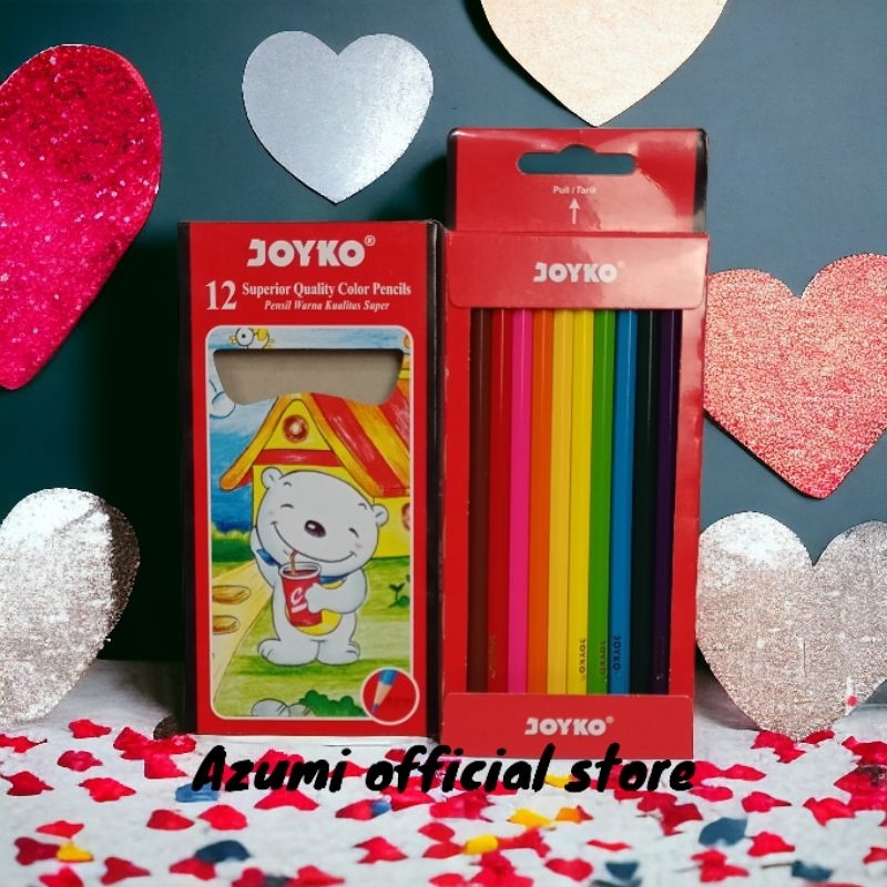 

PENSIL WARNA JOYKO PANJANG CP-12PB ISI 12 PCS
