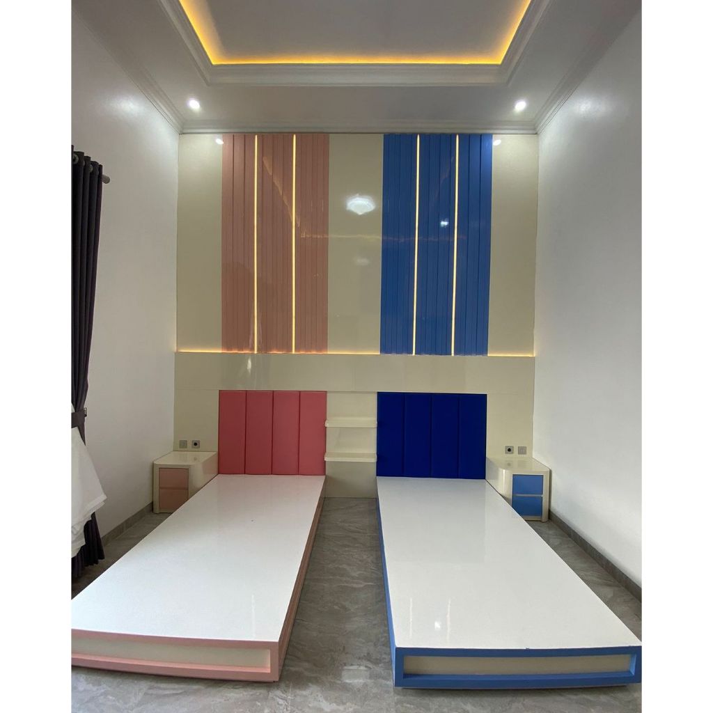 Bedroom set custom untuk anak kembar