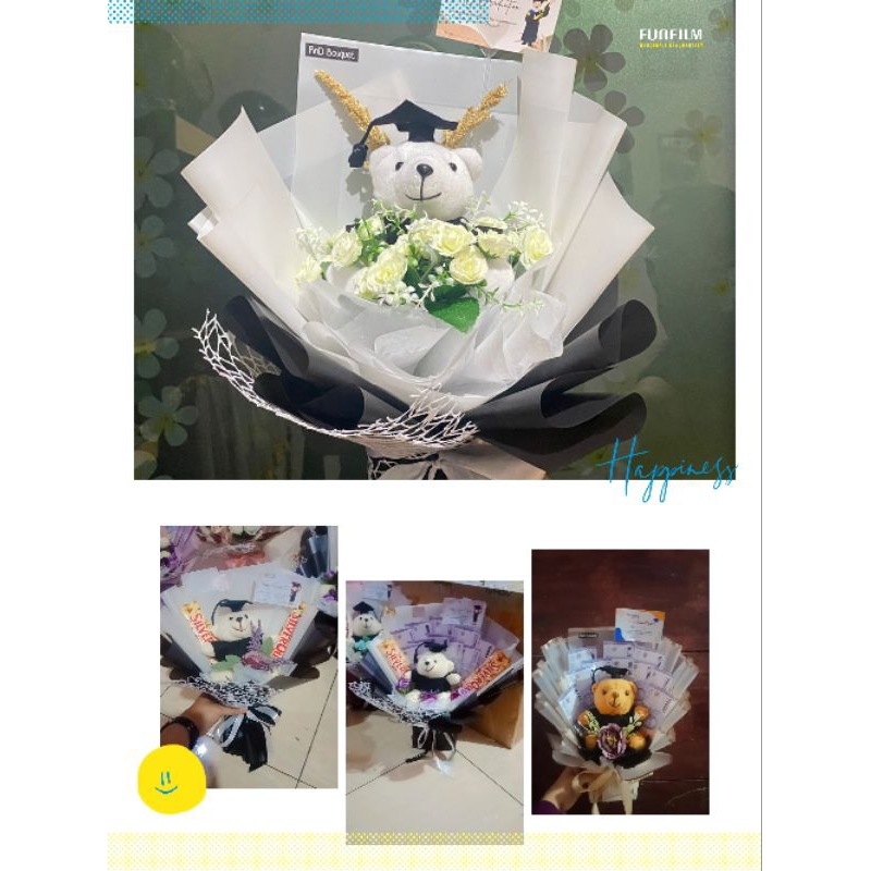 BUKET WISUDA BUKET BONEKA WISUDA BUKET UANG DAN BONEKA