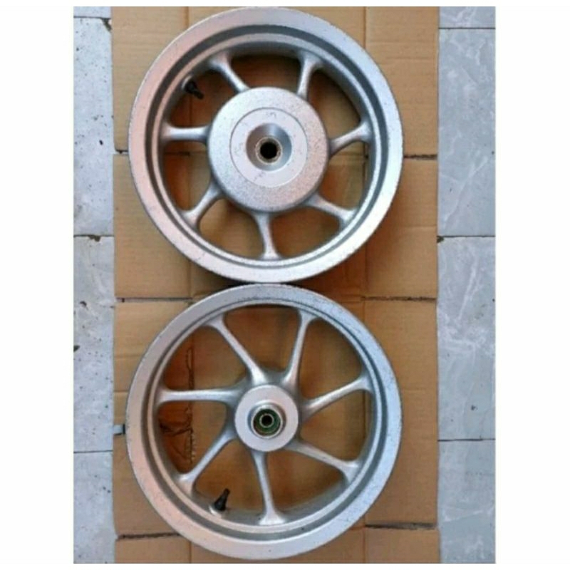 velg pelek depan dan belakang motor honda scoopy fi esp / scoopy donat ring 12 seken original copota