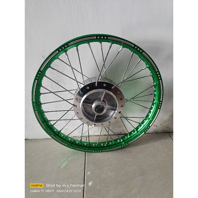 Velg belakang jinfei 140x17 bubut miling set tromol yamaha king/vixion old/jupiter/vega new