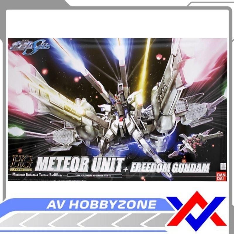 HG Meteor Unit + Gundam Freedom Bandai