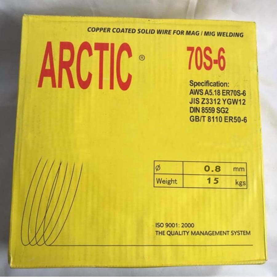 Kawat Las CO 0.8/Mig Wire ER70S-6 / ER70S - 6 / ER 70 S,Artic 0.8mm