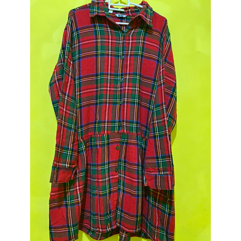 Preloved flanel uniqlo