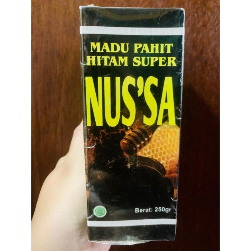 

MADU PAHIT HITAM SUPER NUSSA THE BEST QUALITY UKURAN 250GR