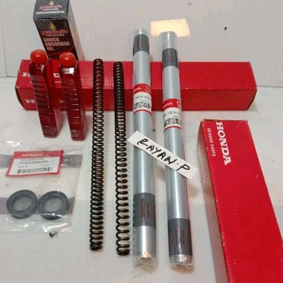 sok depan supra x lama supra fit supra fit lama per sil oli sok