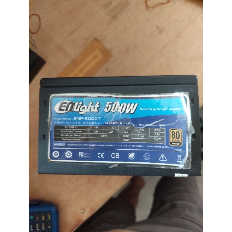 PSU enlight 500w 80+ bronze