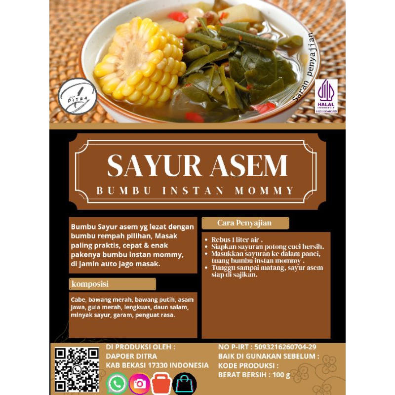 

BUMBU SAYUR ASEM 100 G