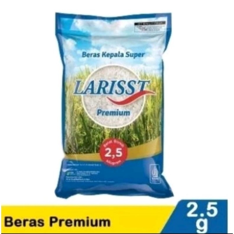 

Beras Larisst Premium Kemasan 2.5 Kg