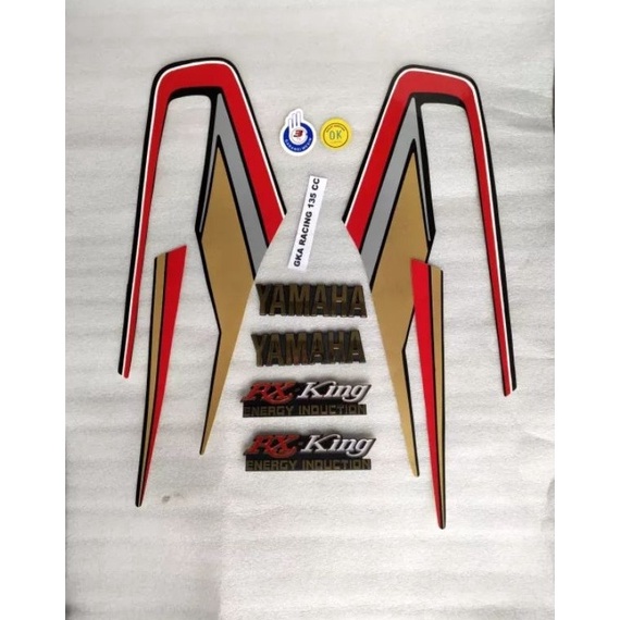 SPECIAL PRICE Striping list stiker rx king 1992 MERAH