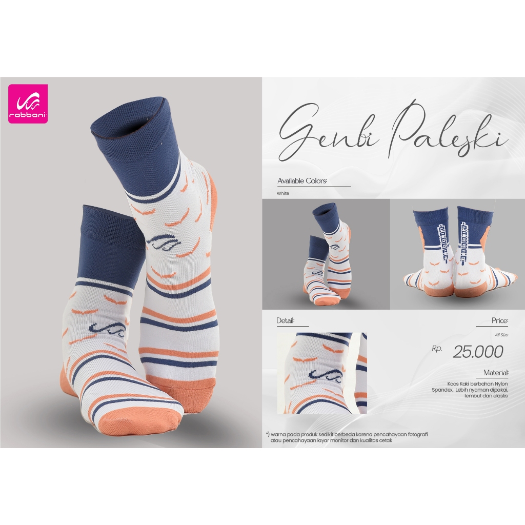 Kaos Kaki Genbi Paleski - Rabbani