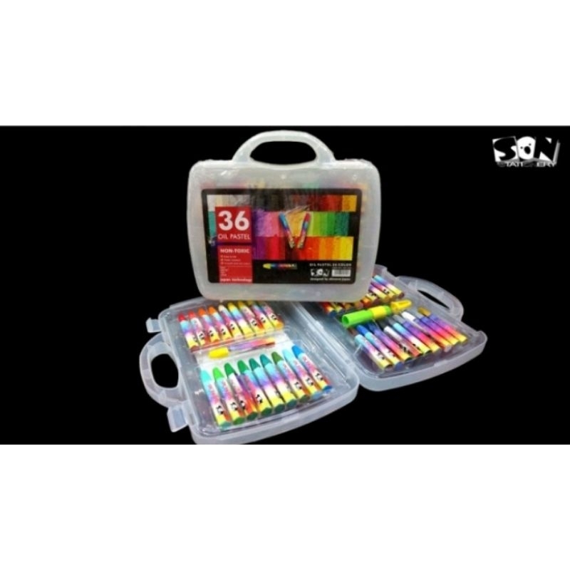 

Crayon Oil Pastel Son 36 48 60 Warna // Son Crayon Mewarnai