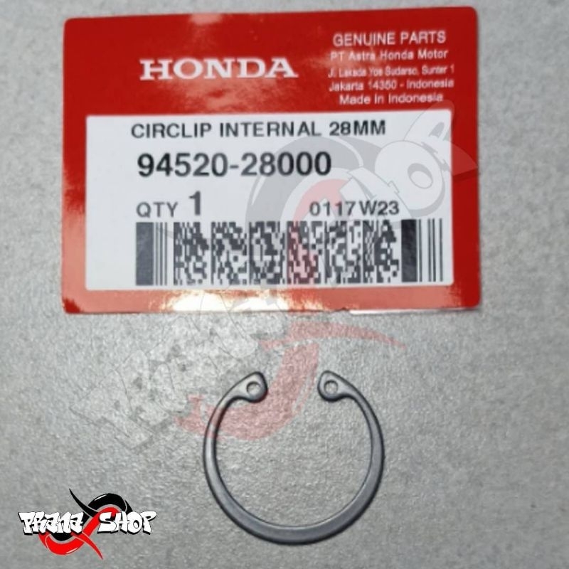 Circlip Internal 28MM PCX150CBU, PCX150 K97, PCX160 K1Z, ADV150, ADV160, BEAT STREET, BEAT SPORTY, F