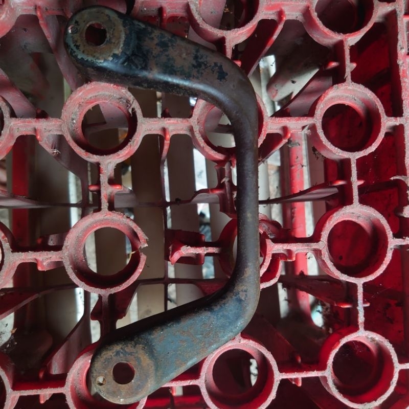 besi begel pegangan jok v80 robot excellent original